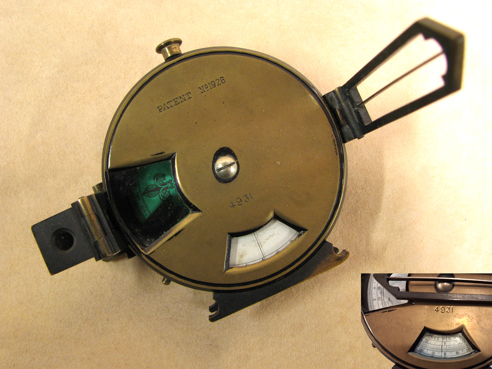 Francis Barker & Son Combined Altitude Instrument & Prismatic Compass with case